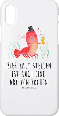Produktbild von Mr. & Mrs. Panda Iphone 10 Handyhülle Hummer Weizen - Weiß - Geschenk, Bier, Kneipe, X, Handy, Wirtschaft, Gasthaus, Meer, Cover, Junggeselle, Garnelen, Case