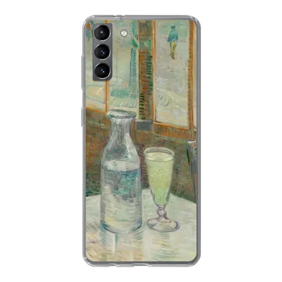 Produktbild von MuchoWow® Handyhülle Schutzhülle Hülle für Samsung Galaxy S21 Plus Couchtisch mit Absinth - Vincent van Gogh Silikon Softcase Handy Hülle - Handy-Tasche