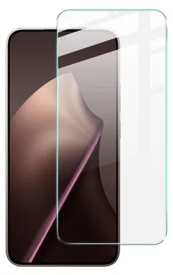 A screen protector is shown on top of a smartphone screen.