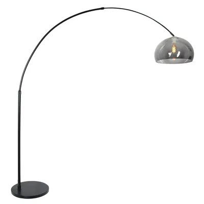 Produktbild von Steinhauer - stehlampe - Sparkled Light - schwarz - kunststoff metall - bogenlampe - E27 - 9878ZW