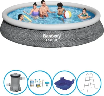 Produktbild von Bestway Pool Fast Set - 457x84 cm - Mit Zubehör