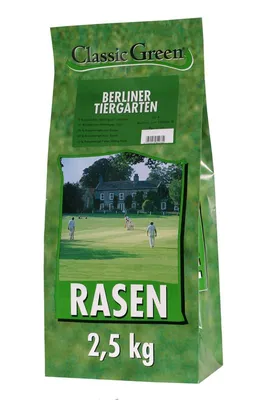 Produktbild von Classic Green Rasen Berliner Tiergarten Plastikbeutel 2,5kg