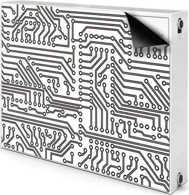 Produktbild von Magnet Heizkörperverkleidung Heizkörper-Abdeckung Heizung Heizkörper 100x60 cm - Integrierter Schaltkreis