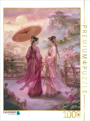 Produktbild von CALVENDO Puzzle Anmutige asiatische Frauen | 1000 Teile Lege-Größe 64x48cm Foto-Puzzle für glückliche Stunden