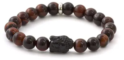 Immagine prodotto di Bracciale di perle di occhio di tigre MINK114, 17 cm