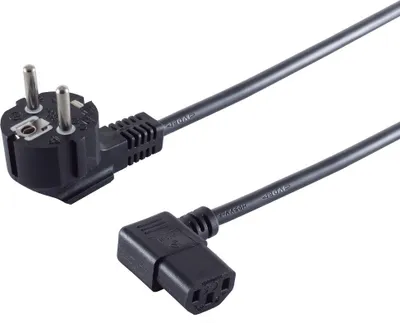 Produktbild von Schutzkontakt/ KaltgeräteWinkel CEE7/7-C13 1,8m