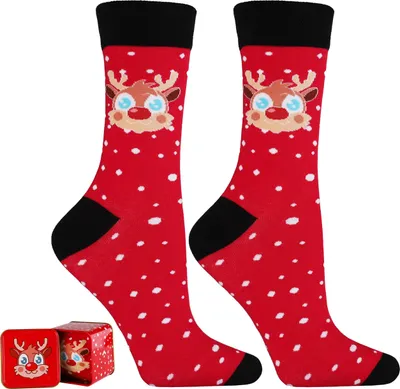 Produktbild von Moraj Weihnachtssocken Herren Damen Socken dekorative Box Geschenk Unisize 700-003, 38-43