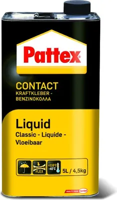 Produktbild von Pattex Classic 1K Kontakt Kraftkleber 4,5kg Kanne 4 Stk