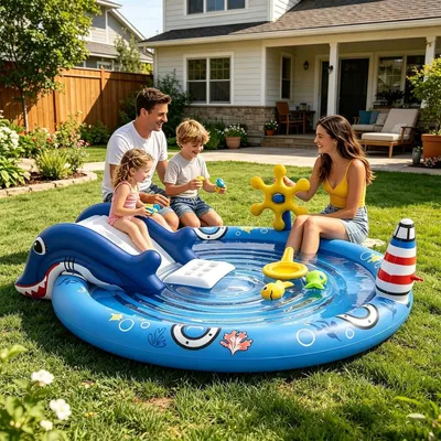 Produktbild von Aufblasbare Pool-Rutsche für Kinder