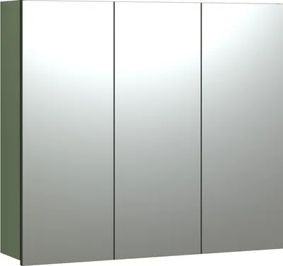 Produktbild von trendteam Bad Spiegelschrank Pure Bliss Grün Melamin B/H/T ca. 90/80/20 cm
