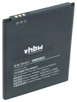 Produktbild von vhbw Akku kompatibel mit Nokia 2,2, 2.2 2019 Handy Smartphone Telefon (2900 mAh, 3,85 V, Li-Polymer)