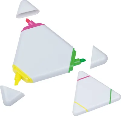 Produktbild von Textmarker "Dreieck" / Markierfarben: gelb, pink und grün