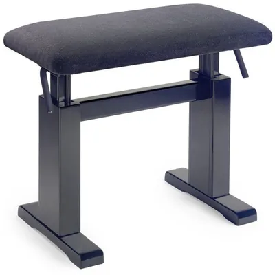 Produktbild von Stagg Hydraulische Klavierbank Konzertpianobank Deluxe, Schwarz mat...