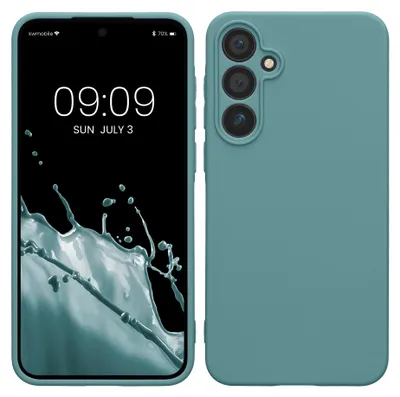 Produktbild von kwmobile Handyhülle für Samsung Galaxy A55 5G Hülle - weiches Handy Silikon Case - Schutzhülle Cover - Arctic Night