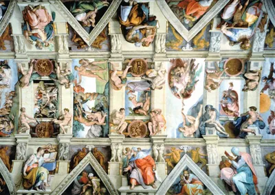 Produktbild von Kunstkarte Michelangelo "Die Schöpfungsgeschichte"