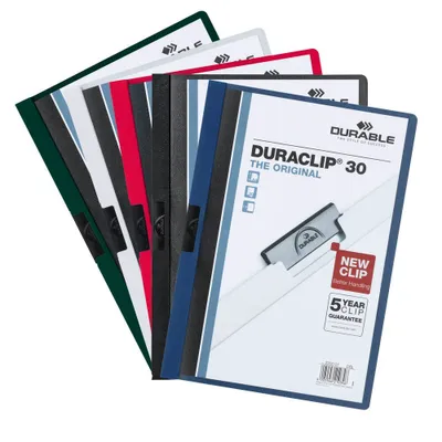 Produktbild von DURABLE Klemmhefter DURACLIP farbsortiert, 5 St.