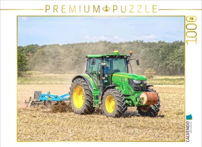 Produktbild von CALVENDO Puzzle Feld pfügen | 1000 Teile Lege-Größe 64 × 48 cm Foto-Puzzle für glückliche Stunden
