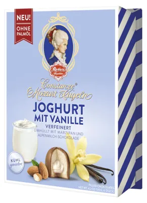Zdjęcie produktu dla Constanze Mozart, kulki jogurtowe z wanilią, opakowanie 6 sztuk, 120g