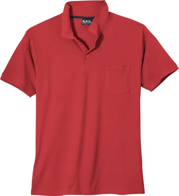 Produktbild von North Latitude rotes Poloshirt Übergröße