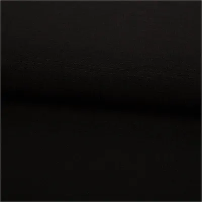 Produktbild von Stoff Meterware Leinenoptik schwarz breit – für Kleidung & Deko 150cm