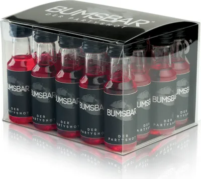Produktbild von Bumsbar Der Partyshot MINIATUR aus PET 20x0,02l