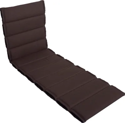 Produktbild von LILENO HOME Sonnenliege Auflage als [1er Set - Rollliege] in Braun - Gartenliegen Auflage perfekt für Strandliege - Polster Auflage für Gartenliege (200x60x4,5cm)