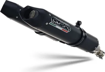 Produktbild von GPR Furore Evo4 Schwarze Slip-on Auspuffanlagen genehmigt für Aprilia Dorsoduro 1200