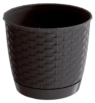 Immagine prodotto di Květináč RATOLLA ROUND 14,5 cm - barva:  umbra