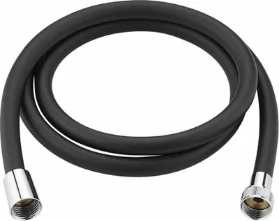 Immagine prodotto di Accessori Aqualine - Tubo doccia Nopel, 1500 mm, tappetino nero 11079
