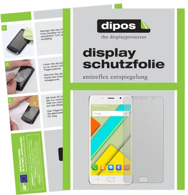 Produktbild von 2x Schutzfolie für ViVK R9s 2017 matt Displayschutzfolie Folie Display Schutz