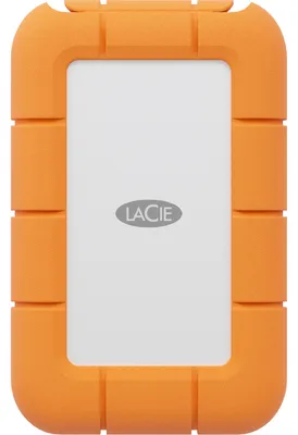Image de LaCie Rugged Mini SSD externe 4 To USB-C 3.2 Durable Orange/Gris STMF4000400000