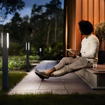 Obrázok produktu pre Philips myGarden 1648993P3, Vonkajší podstavec/stĺpové osvetlenie, Antracit, Hliník, Syntetika, IP44, Záhrada, Patio, I