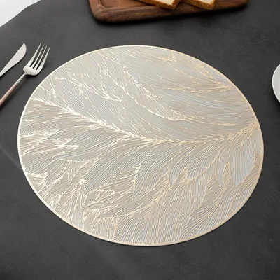 Produktbild von Tischdecke 4 stück Tischset, Platzset Rund/Rechteck,Tischsets Abwaschbar