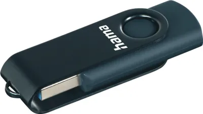 Produktbild von Hama USB-Stick Rotate, USB 3.0, 64GB, Petrolblau