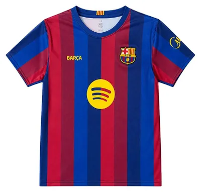 Produktbild von FC Barcelona Heimtrikot Kinder 26/27 - Größe 116 bis 164 - Kinder Fußballtrikot - Polyester - Offizielles Fan Merchandise
