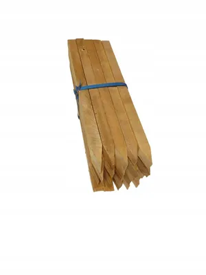 Immagine prodotto di Picchetto geodetico Picchetto in legno Palificate Bordatura del prato Legno piallato a punta e tanali 30 pz.