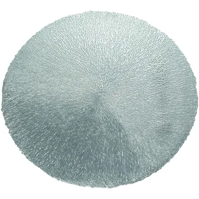 Produktbild von Tischsets, Platzset, Platzdeckchen, Platzmatte, Rund Blumen 38 Cm Silber