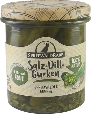 Produktbild von Premium Salz-Dill-Gurken von Spreewald-Rabe (330 g)