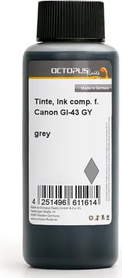 Immagine prodotto di Inchiostro di ricarica per Canon GI-43 GY Pixma G 540, G 640 MegaTank grigio  100 ml