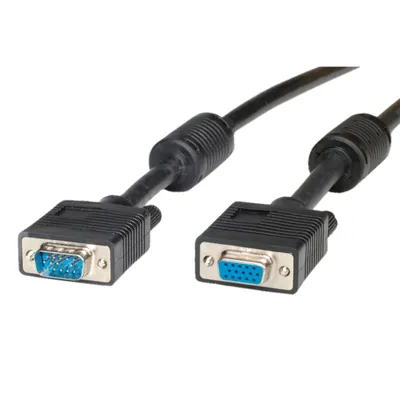 Obrázek produktu pro ROLINE HQ VGA kabel MD15HD-FD15HD, s ferity, 6m (11.04.5356)