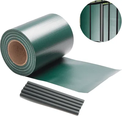 Produktbild von SWANEW 2x 70m Sichtschutzfolie Gartenfreude Folie PVC Zaun Folie SichtschutzStreifen,Grün