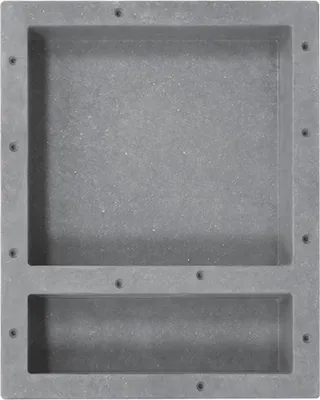 Obrázok produktu pre vidaXL Sprchová nika s 2 policami Matt Grey 41x51x10 cm