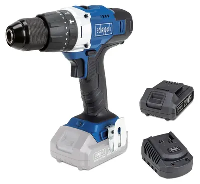 Image de Perceuse à percussion sans fil 20V, CCD45-20ProS, LED - SCHEPPACH - avec 1 batterie 20V 2.0Ah - chargeur - 5909221900