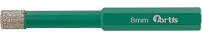 Produktbild von Fortis Diamantbohrer 8 x 65 mm, sechskant mit Kühlwachs