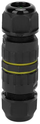 Obrázek produktu pro Vodotěsný elektrický kabelový konektor, 3vodičový, vnější kabelové připojení M16-3P, IP68, 0,5–1,5 mm², 3,5–7 mm