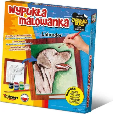 Produktbild von Vypuklé maľovanie Psy - Labrador