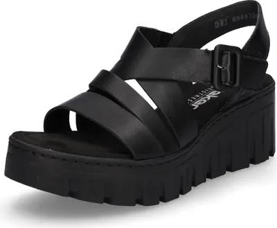 Produktbild von Rieker Keilsandaletten Damen 31393837333130 Schwarz 36 EU
