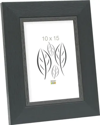 Produktbild von Deknudt Bilderrahmen schwarz Kunststoff 18,0 x 24,0 cm S45CF