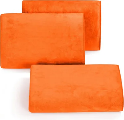Image de Serviette microfibre à séchage rapide YMA - orange clair, poids 380 g/m2, l. 50 cm x p. 90 cm