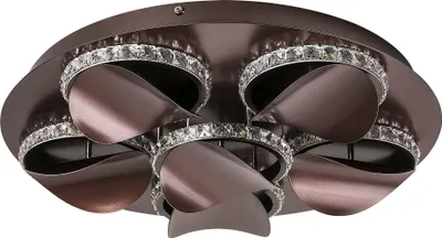 Produktbild von Rabalux 5051 Deckenleuchten Capriana LED 36 Metall Glaskristall metallbraun